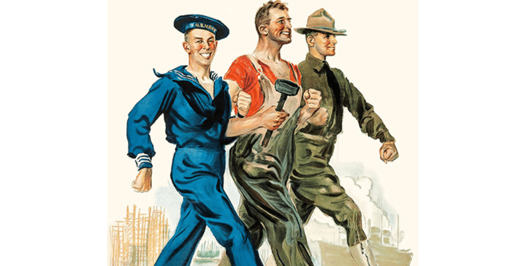 World War I propaganda poster