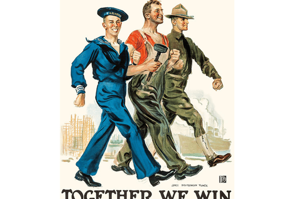 World War I propaganda poster