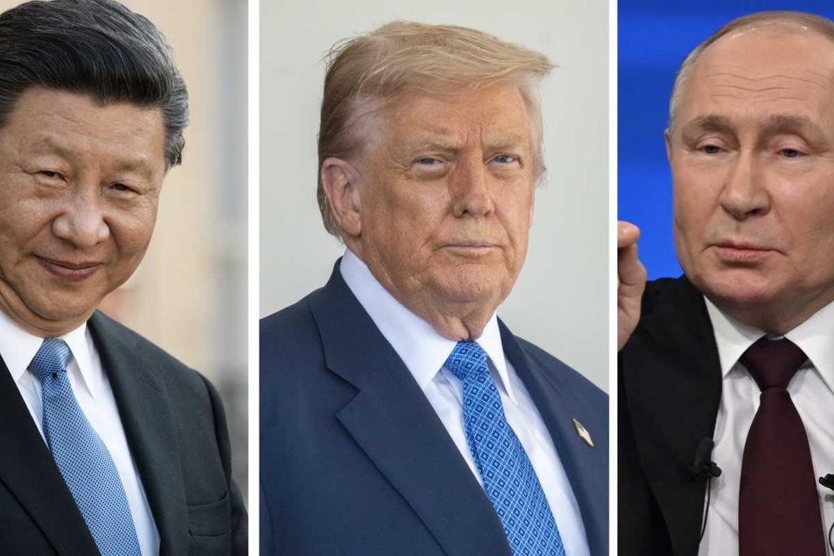 Xi Jinping Donald Trump Vladimir Putin