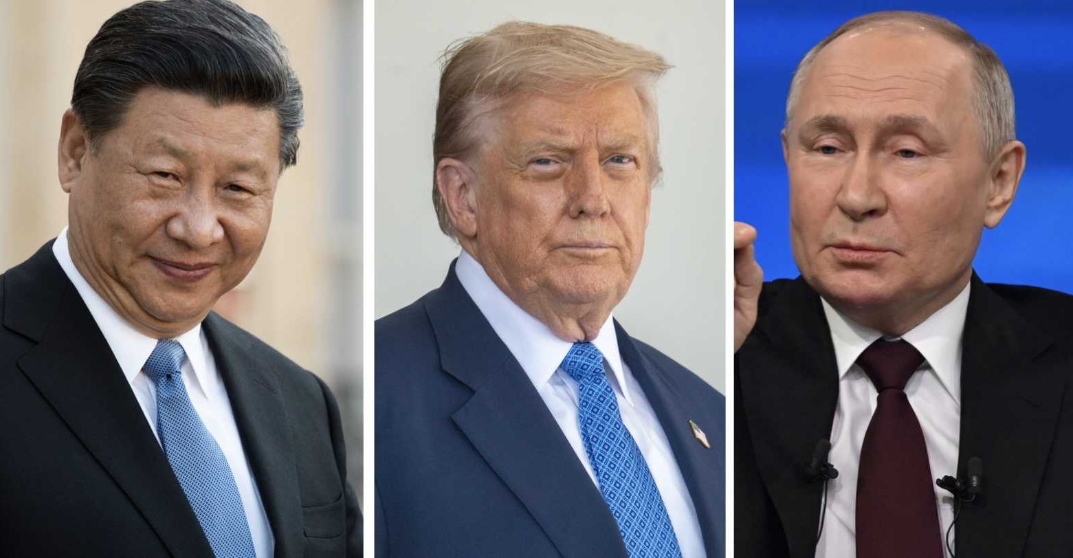 Xi Jinping Donald Trump Vladimir Putin