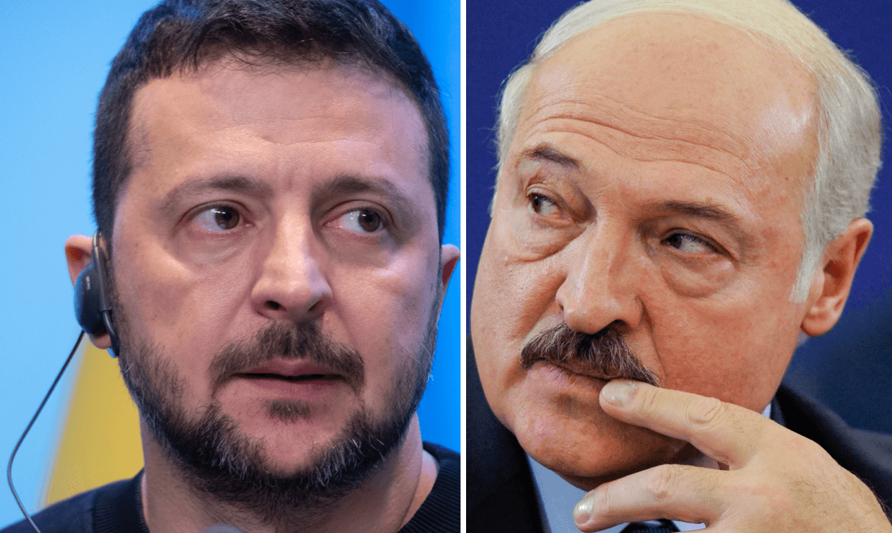 Zelensky and Alexander Lukashenko