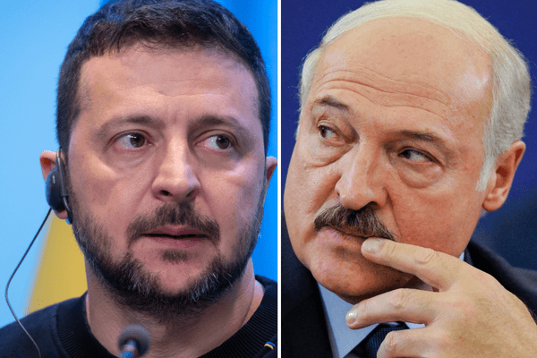 Zelensky and Alexander Lukashenko