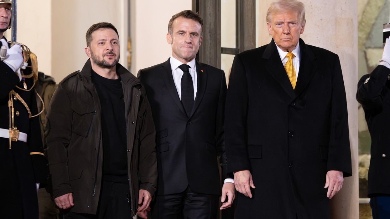 Zelensky Macron Trump