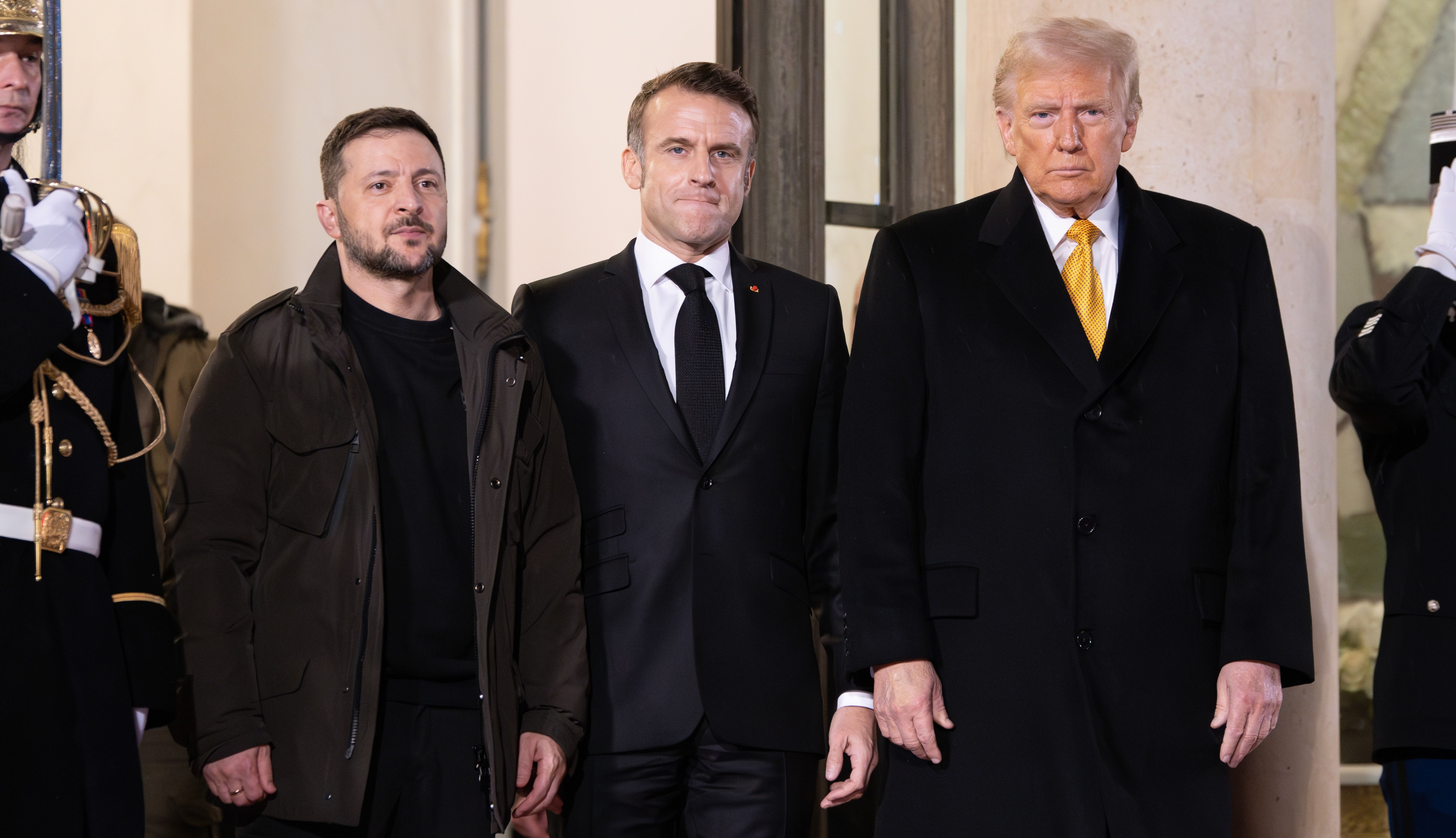 Zelensky Macron Trump