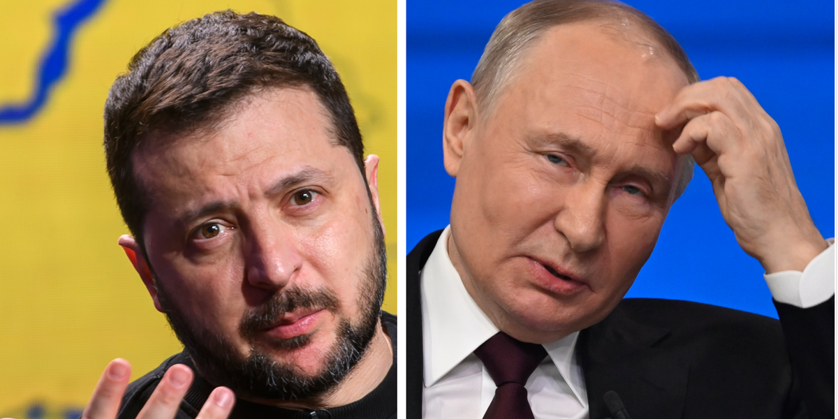 Zelensky Putin