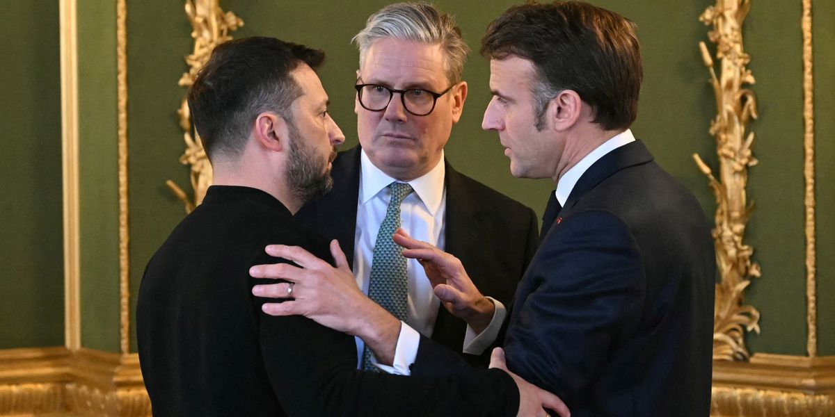 Zelensky, Starmer, Macron